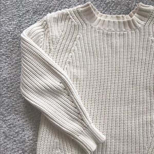 Everlane Texture Cotton Crew - Bone